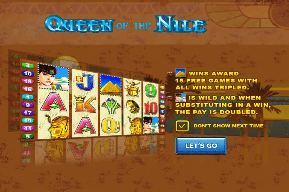 สรุป รีวิวเกม Queen Of The Nile จากค่าย Slotxo